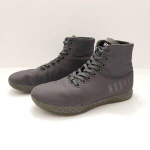 NoBull SuperFabric Trainer Shoes High Top Gray Unisex Men’s 7 Women’s 8.5